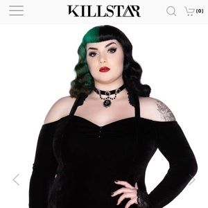 NWT. Kill Star L'AMOUR EST MORT PARTY DRESS. Plus Size. Killstar 3x